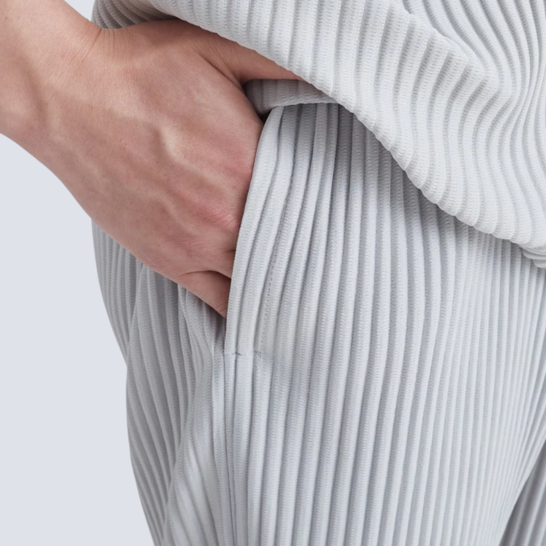 Ribbed Cotton Pantalon
